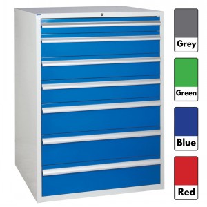 Euroslide Storage Cabinet 7 Drawer 1200mm